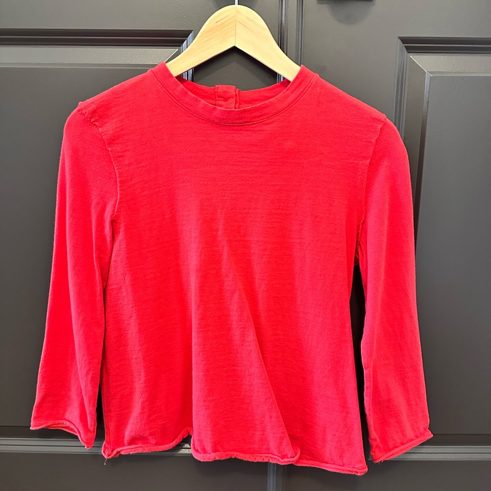 Free People Bold Red Top